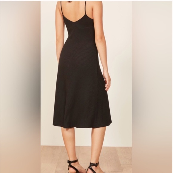 Reformation Casey A-Line Rib Knit Dress, XS - Picture 4 of 7